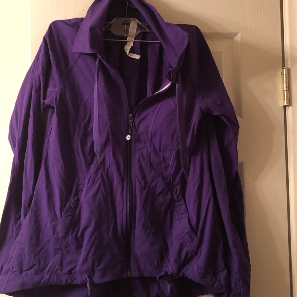 Purple lululemon jacket size 4